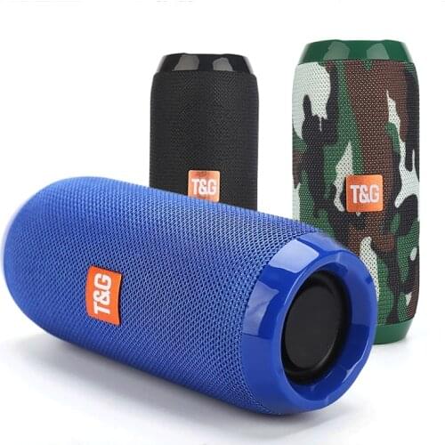 Waterproof Portable Bluetooth Speaker Column Sound Bar Subwoofer Music Center System Loudspeaker AUX FM Radio