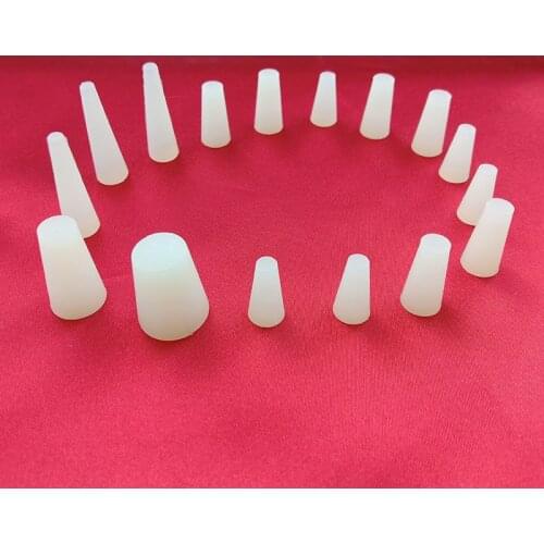 High Temp Silicone Plug gasket, rubber stopper Masking plug for Powder Coating, Painting, Anodizing, Plating & Media Blasting