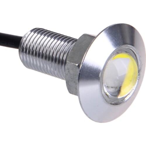 1 Pair DC 12V 23mm Eagle Eye LED Daytime Running DRL Light Car Auto Lamp White