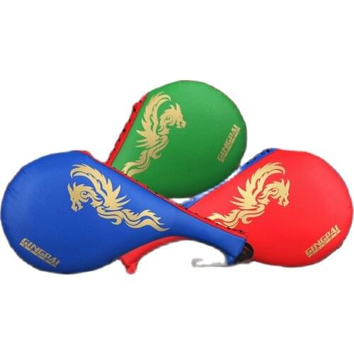 2017 Good quality durable paddle Taekwondo pads kick Boxing foot target karate MMA professional training sticke punch pad mitts