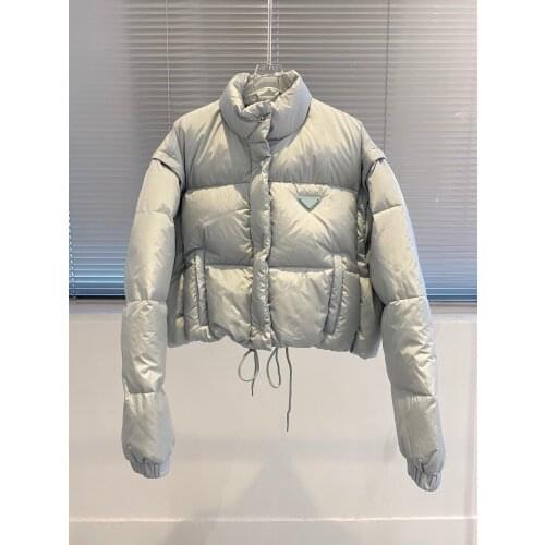 2021 Fall Winter Luxury Design Collection Nylon Short Down Jacket Transformer