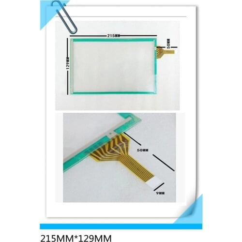 215*129 New 9 inch 8 wire resistance touch screen 8 line industrial industrial control LCD touch screen 215MM*129MM