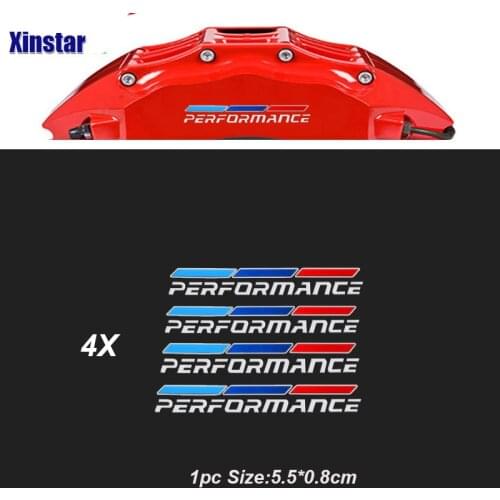 4pcs Stainless Steel Car Brake Calliper Sticker For BMW E36 E39 E46 E60 E6 E70 E71 E85 E87 E90 E83 F10 F20 F21 F30 M3 M5 M4 Z4