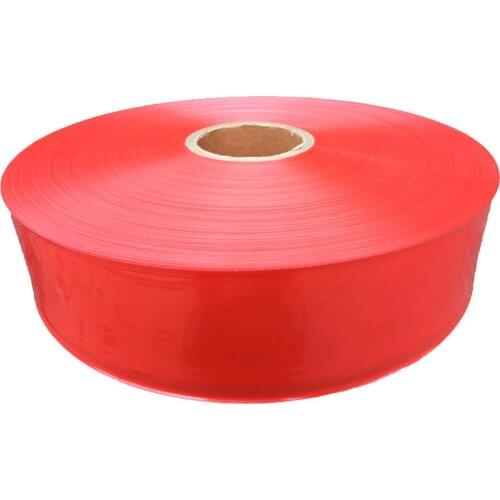 5Mx50mm Food Grade Red Plastic Sausage Casings for Sausage Machine Salami Shell for Sausage Maker Hot Dog Plastic Casing Tools