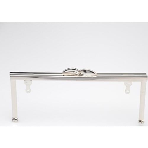 6 3/4 inches - Modern Clutch Frames Open Channel Metal Purse Frame - 20Pieces