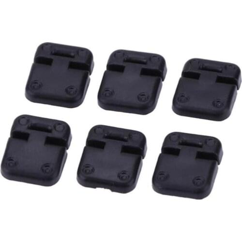 6PCS Black Plastic Car Door Hinge for 1:10 RC Crawler Traxxas TRX-4 TRX4 RC Car Door Hinges