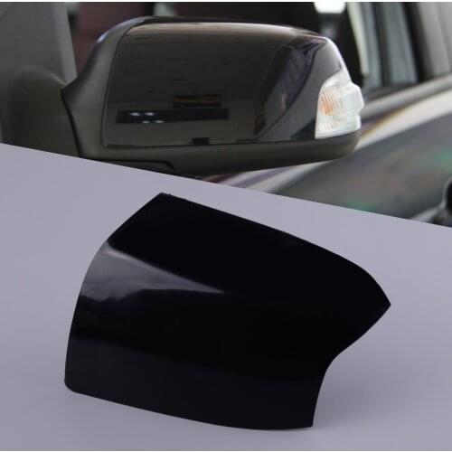 ABS Car Left Side Door Rearview Wing Mirror Cover Cap Trim Black Fit For Ford Focus MK2 2005 2006 2007 2008