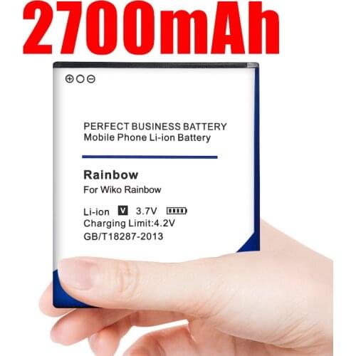 2700mAh Battery For Wiko Rainbow Smart Mobile Phone Tracking Number