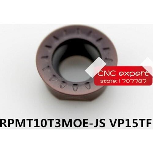 Free shipping 10PCS Carbide Insert RPMT10T3MOE-JS VP15TF CNC tool machine with a blade,Suitable for steel And stainless steel