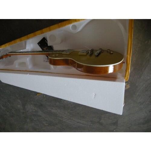 Free shipping new Goldtop Gold color Electric Guitar Rosewood Fretboard 7yue31