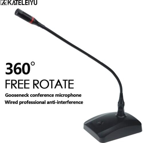 DB-37 professional flexible gooseneck condenser microphone desktop conference microphone high sensitivity
