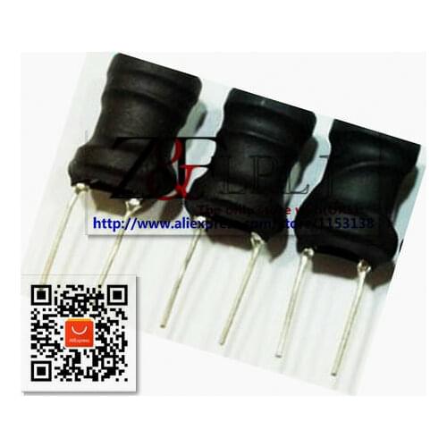 DIP inductor Vertical wire wound inductor Size 8X10mm : 220UH / 330UH / 470UH / 2.2MH/ 10MH /27MH , 50pcs/lot