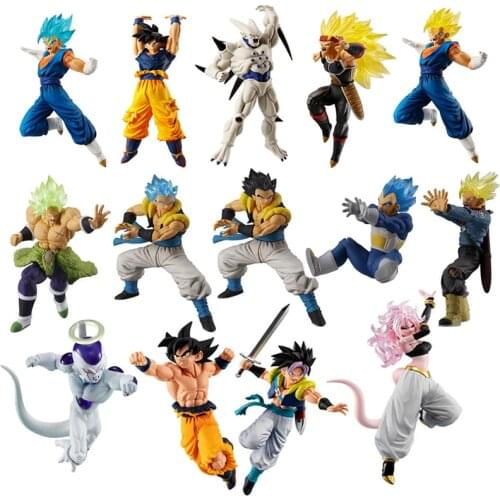Bandai Gashapon Dragon Ball Super VS Series 08 09 10 Burdock Vegetto Goku Vegeta Broly Frieza Android #21 Action Figure Toys