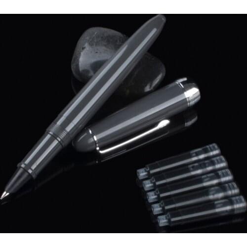 Jinhao 992 Gray Spiral Color Round Types of office student interface of Fine nib Fountain Pen New