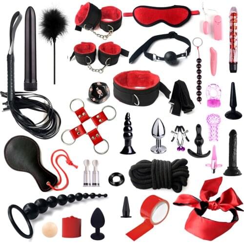 Source BDSM Manufacturers Tuning Fun 35 Multi-piece Set Combination Sex Toys Female Slave Conditioning Props Adult Products