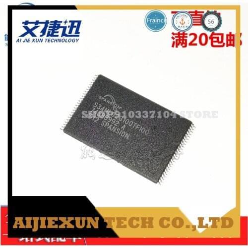 10pcs/lot S34ML02G100TFI00 TSOP48 S34ML02G100TF1000 Memory IC CHIPS NEW AND ORIGIANL