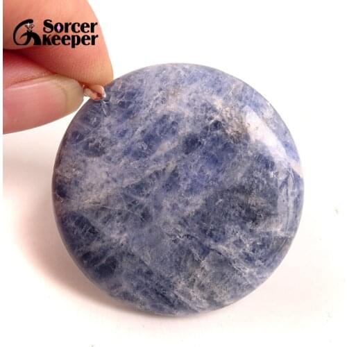 Women & Men Fashion Jewelry Pendants Necklaces With Chain Wholesale Blue Sodalite Beads Quartz Stone Colares Femininos BC531