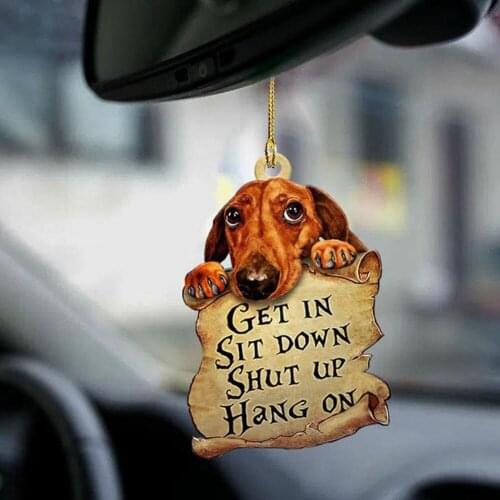 A Variety of Styles Puppy Pendant Car Backpack Ornaments Cute Car Hanging Ornament Keychain Interior Home Room Decor Accessories