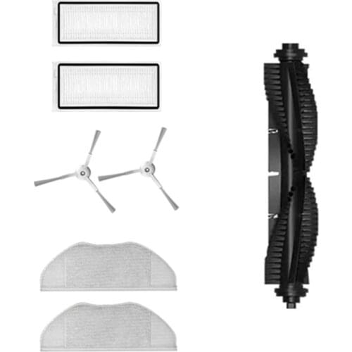 Roller Main Brush Side Brush HEPA Filter Mop Cloth Rag for Qihoo 360 x90 x95 Robotic Vacuum Cleaner Spare Parts Accessories