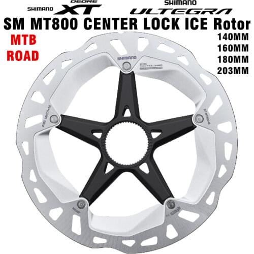 SHIMANO DEORE XT SM RT81 MT800 ice Point Technology Brake Disc CENTER LOCK Disc Rotor MTB ROAD Bikes Disc RT81 160MM 180MM 203MM