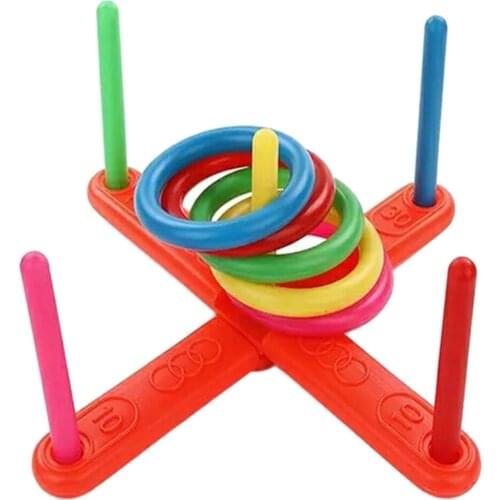 Outdoor Games for Family - Ring Toss Yard Quoits Games for Kids and Adults