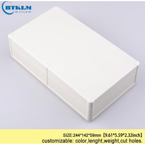 Waterproof junction box Plastic enclosure for electronic project box DIY plastic instrument box IP68 ABS box 244*142*59mm