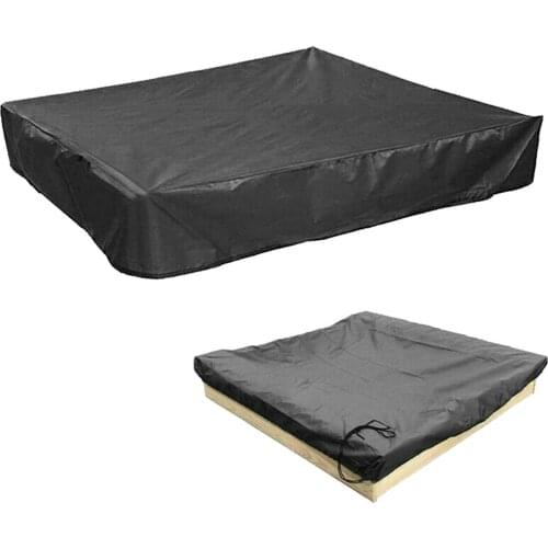 Sandpit Cover Tarpaulin Outdoor Garden Sandpit Pool Sun Protection Dustproof Waterproof Sandpit Pool Sun Protection Toy 1PC