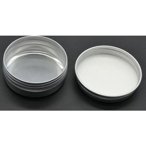 50pcs/lot 10g Aluminum Cosmetic Cream Jar Window Cap Empty Metal Jars 10ml Aluminum Box Packing Tins Container