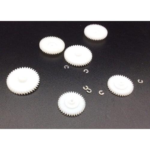 6pcs Helical gear for Philips radio tape recorder D8303 D8403