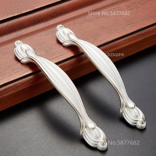 96mm/128mm Cupboard Drawer Hardware Nordic Style Dresser Furniture Knob Kitchen Cabinet Pull Zinc Alloy Dooroom Handle