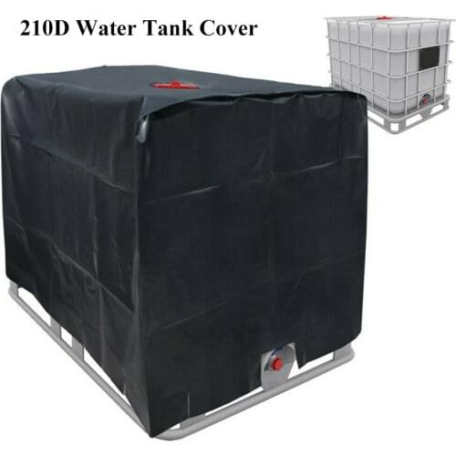 120x100x116cm Black Water Tank Cover Ton barrels Accessories Waterproof Dustproof Oxford cloth Cover