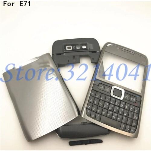Good quality New Full Complete Mobile Phone Housing Battery Cover For Nokia E71+Keypad With Logo