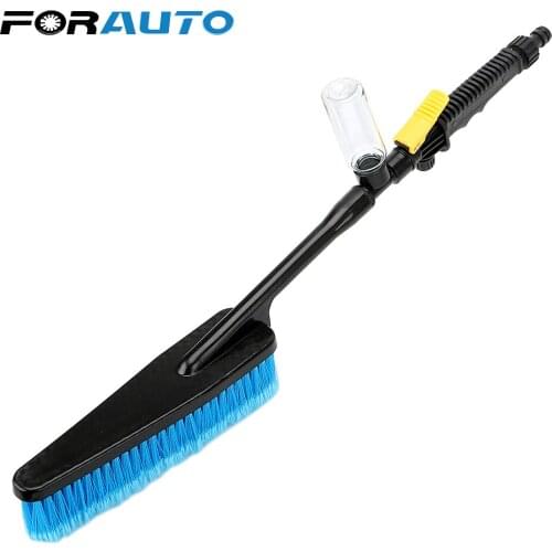 FORAUTO Car Care Cleaning Tool Washable Durable Water Flow Switch Foam Bottle Car Wash Brush Long Handle Car-styling