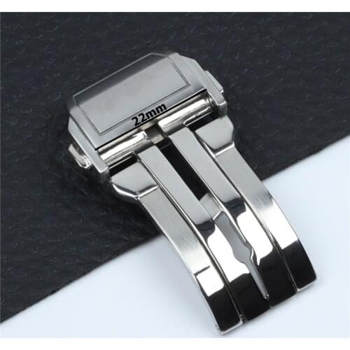 22mm Quality Stainless Steel Deployment Folding Clasp For HUBLOT Big Bang Strap Buckle Mens Watch accessories With Logo