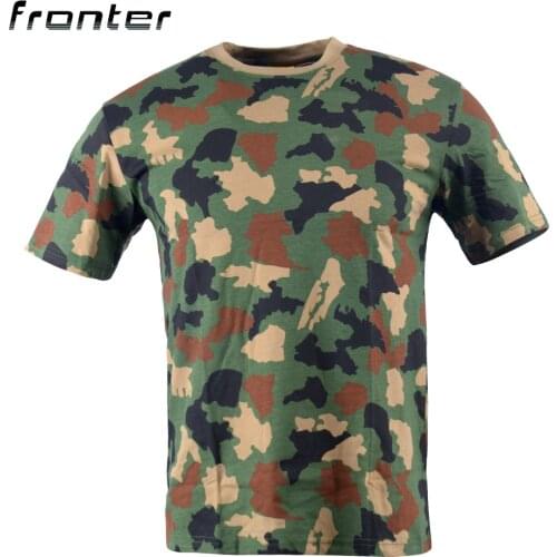 Camouflage Tactical Shirt Short Sleeve Mens Quick Dry Combat T-Shirt Military Army T Shirt Camo Outdoor Hiking Hunting Shirts