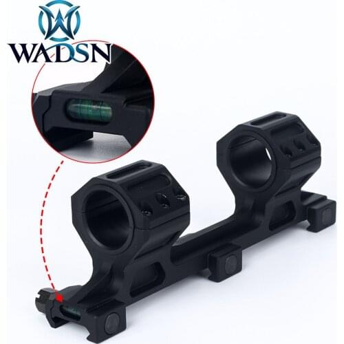 Airsoft Ar15 Refilescope Dual Rings 25.4/30mm Scope Mounts with Bubble Level Fit 20mm Rail Softair Gun Scope Mount Accessories