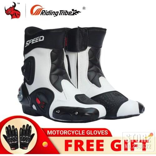 PRO-BIKER Motorcycle Boots SPEED BIKER BOOT Waterproof Racing Shoes Motorbike Riding Moto Boot Bato Motocross Boots