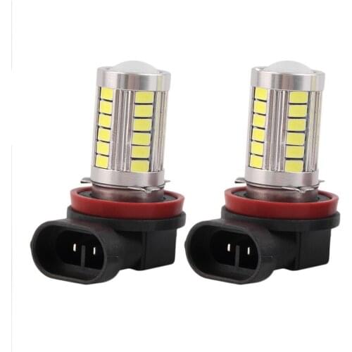 New 2pcs H11 Super Bright Auto Car LED White Fog Lamp Light Bulb 800LM 6000-6500 K Driving Car Light Hot Selling