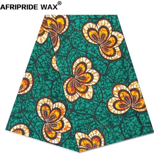 New africa print whole sale batik cotton fabric AFRIPRIDE 100% high quality cotton ankara print for dress curtain A18F0689
