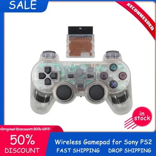 New Wireless Gamepad for Sony PS2 Controller for Playstation 2 Console Joystick Double Vibration Shock Joypad Wireless Controle