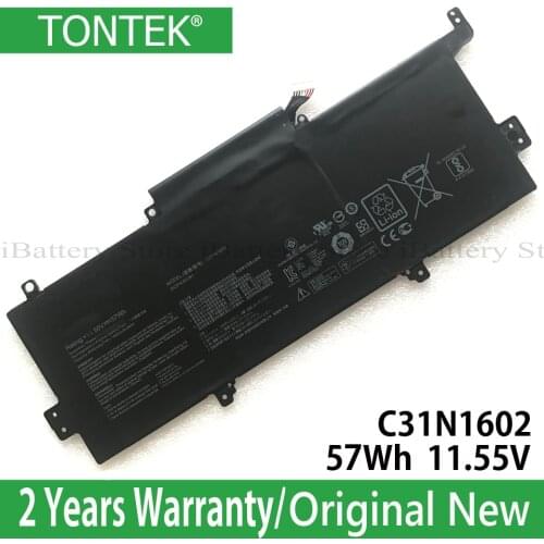 TONTEK Genuine C31N1602 Battery For Asus Zenbook UX330 UX330UA UX330U UX330UA-1A UX330UA-1B UX330UA-1C Series 0B200-02090000