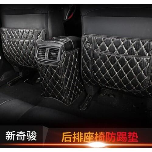 Central armrest box kick-proof pad, seat back kick-proof protective pad For 2017-2021 Nissan X-Trail T32 Rogue Car-covers