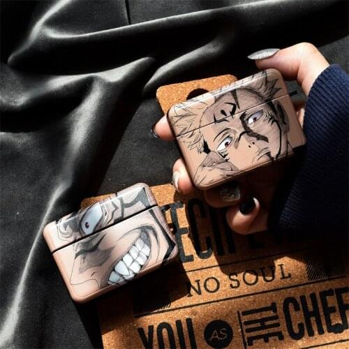 Cover for Airpods Pro Case Anime Jujutsu Kaisen Silicone Headphones Casing