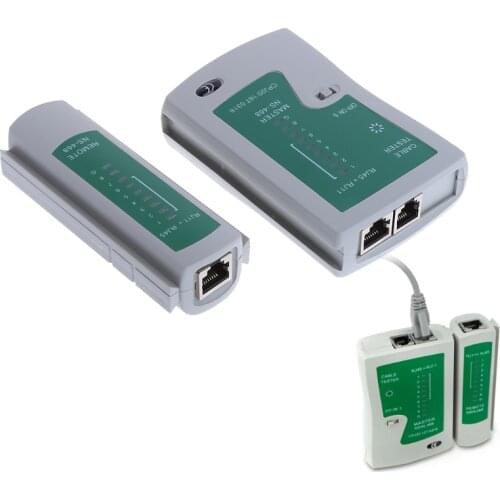 Professional Networking Testing RJ45 RJ11 CAT5 UTP LAN Cable Network Tester Tool