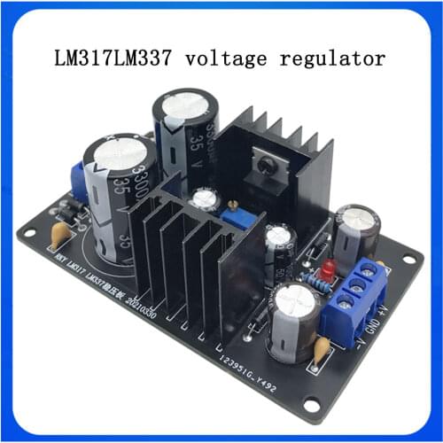 New LM317 LM337 DC-DC converter step-down step-down circuit board module linear regulator adjustable voltage regulator power sup