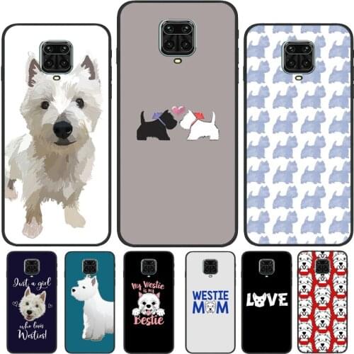 Westie Scottie Scottish Terrier Capa For Xiaomi Redmi Note 9 Pro 8 8T 9S Note 10 Pro Phone Case For Redmi 9C 9A 9T 9 K40