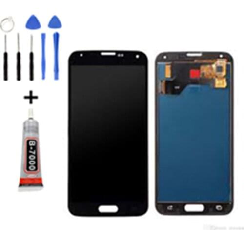 FOR Samsung S5 İ9600 LCD Display Touch Screen Replacement No Dead Pixel AAA + + + Quality