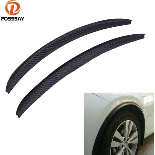 POSSBAY Car Fender Flares Arch Wheel Eyebrow 24cm Auto Mudguard Fender Flare Wheel Lip Body Kit Protector Cover Mud Guard