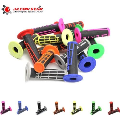 Alconstar- 22mm 7/8'' Rubber Motorcycle Handle Bar Grips Gel Brake For Honda CRF CBR EXC YZF Motorbike MX Motocross Dirt Bike