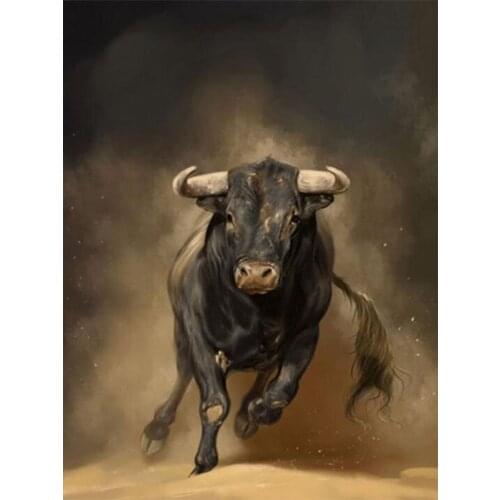 Diamond Painting Cross Stitch Embroidery Mouse Animal Bullfight Handmade Full Square Round Drill Wall Decor Craft Gift